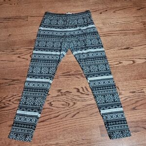 SO Size L Fair Isle Leggings